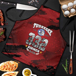 85 Years of Tuskegee Airmen Apron 332nd Fighter Group Red Tails