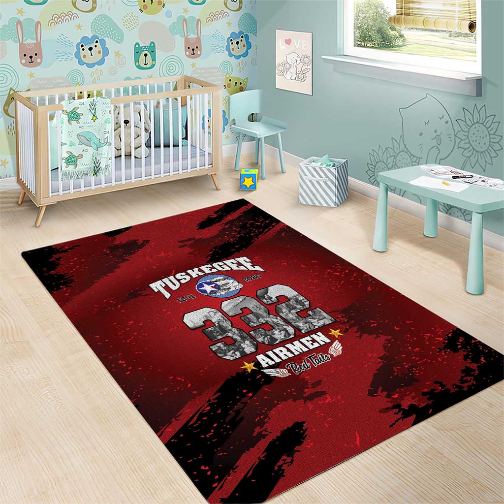 Tuskegee Airmen 1941–2026 Area Rug 332nd Red Tails 85th Anniversary - African Pride