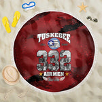 Tuskegee Airmen 1941–2026 Beach Blanket 332nd Red Tails 85th Anniversary - African Pride