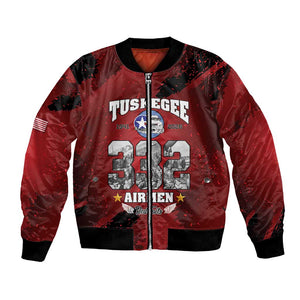 Tuskegee Airmen 1941–2026 Bomber Jacket 332nd Red Tails 85th Anniversary - African Pride