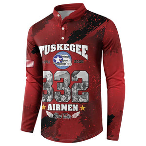 85 Years of Tuskegee Airmen Button Sweatshirt 332nd Fighter Group Red Tails