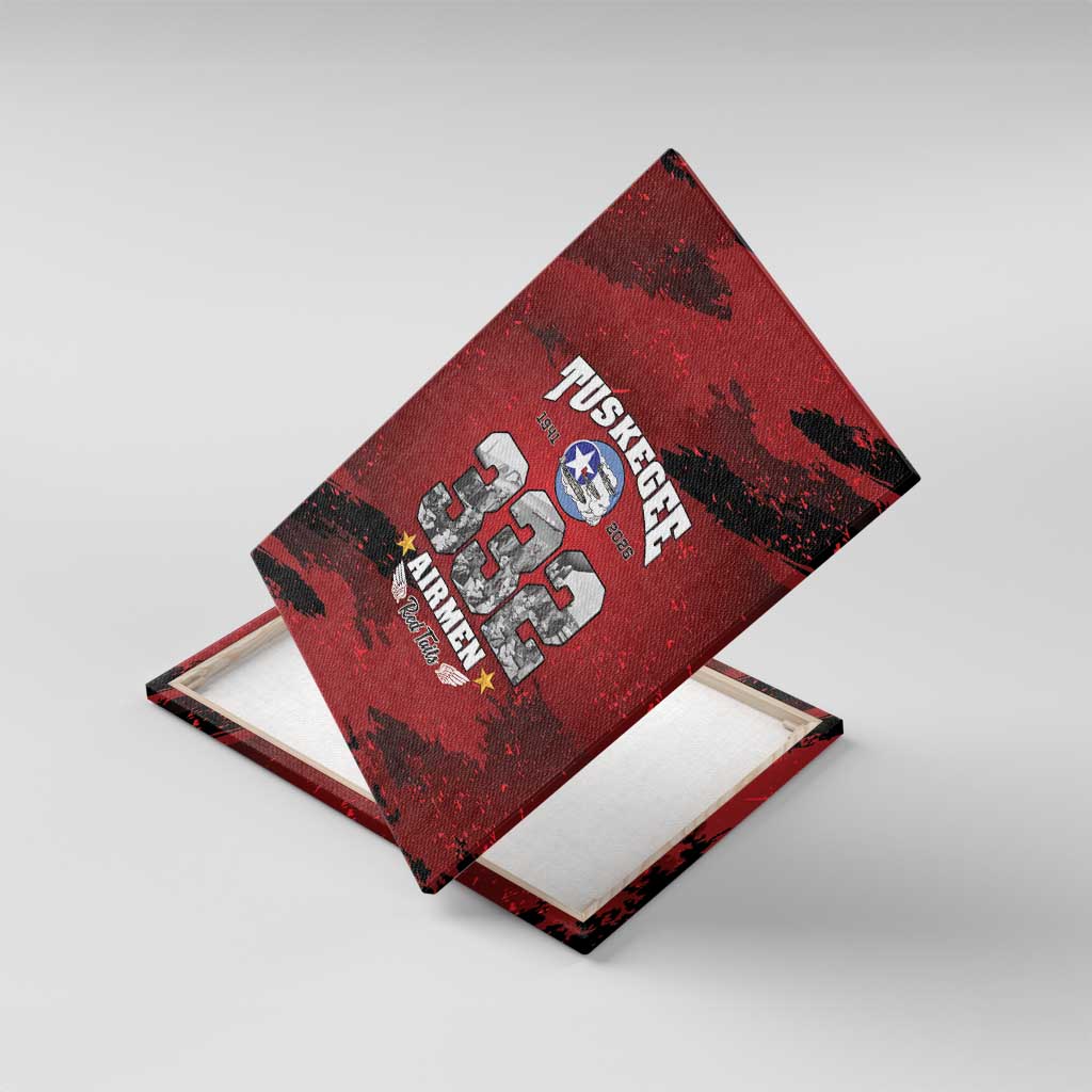 Tuskegee Airmen 1941–2026 Canvas Wall Art 332nd Red Tails 85th Anniversary - African Pride