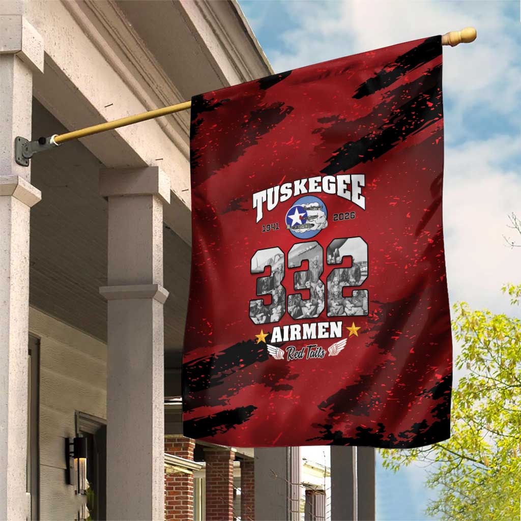 Tuskegee Airmen 1941–2026 Garden Flag 332nd Red Tails 85th Anniversary - African Pride