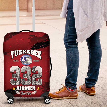 Tuskegee Airmen 1941–2026 Luggage Cover 332nd Red Tails 85th Anniversary - African Pride