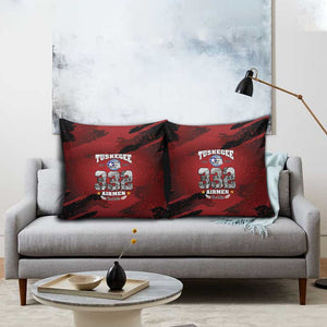 85 Years of Tuskegee Airmen Pillow Cover 332nd Fighter Group Red Tails