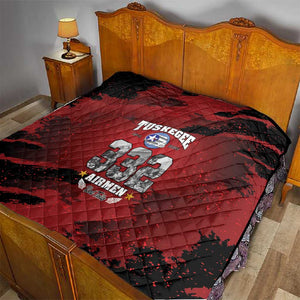 Tuskegee Airmen 1941–2026 Quilt 332nd Red Tails 85th Anniversary - African Pride