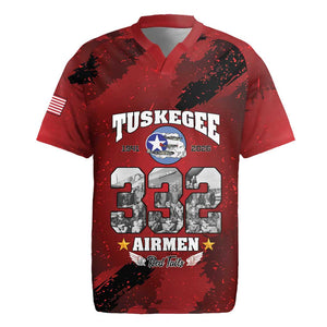 Tuskegee Airmen 1941-2026 Rugby Jersey 332nd Red Tails 85th Anniversary LT15