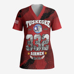 Tuskegee Airmen 1941–2026 Scrub Top 332nd Red Tails 85th Anniversary - African Pride