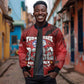 Tuskegee Airmen 1941–2026 Sleeve Zip Bomber Jacket 332nd Red Tails 85th Anniversary - African Pride