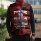 85 Years of Tuskegee Airmen Sleeveless Puffer Jacket 332nd Fighter Group Red Tails
