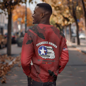 Tuskegee Airmen 1941–2026 Sweatshirt 332nd Red Tails 85th Anniversary - African Pride