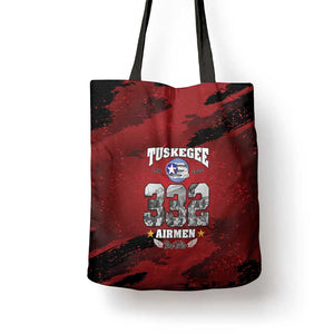 85 Years of Tuskegee Airmen Tote Bag 332nd Fighter Group Red Tails