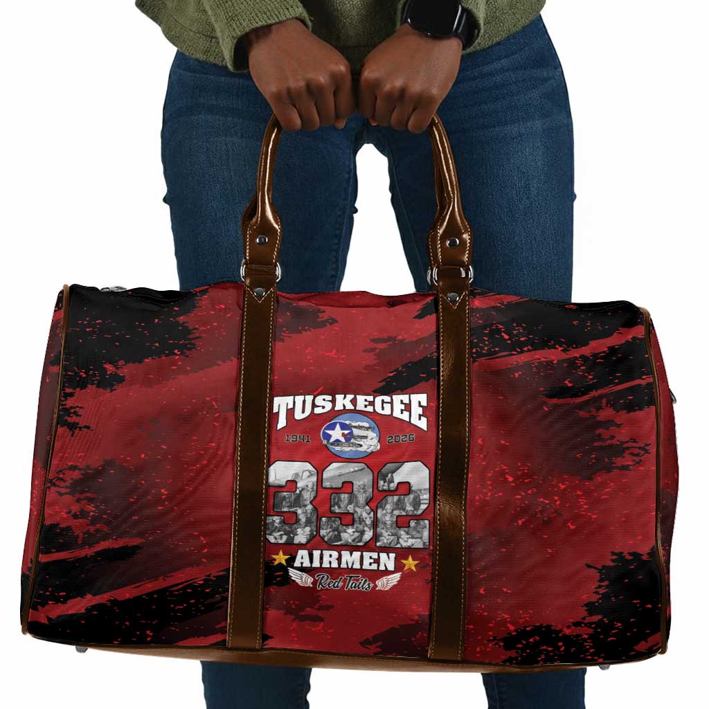 85 Years of Tuskegee Airmen Travel Bag 332nd Fighter Group Red Tails