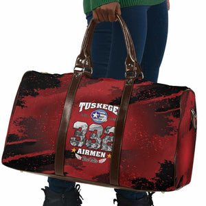 85 Years of Tuskegee Airmen Travel Bag 332nd Fighter Group Red Tails