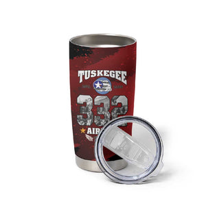 Tuskegee Airmen 1941–2026 Tumbler Cup 332nd Red Tails 85th Anniversary - African Pride
