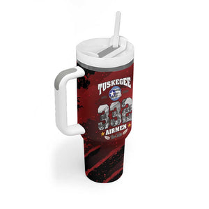 Tuskegee Airmen 1941–2026 Tumbler With Handle 332nd Red Tails 85th Anniversary - African Pride