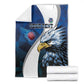 Custom Afro Namibia Cricket Blanket Go Eagles