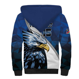 Custom Afro Namibia Cricket Sherpa Hoodie Go Eagles