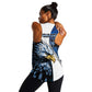 Custom Afro Namibia Cricket Women Racerback Tank Go Eagles