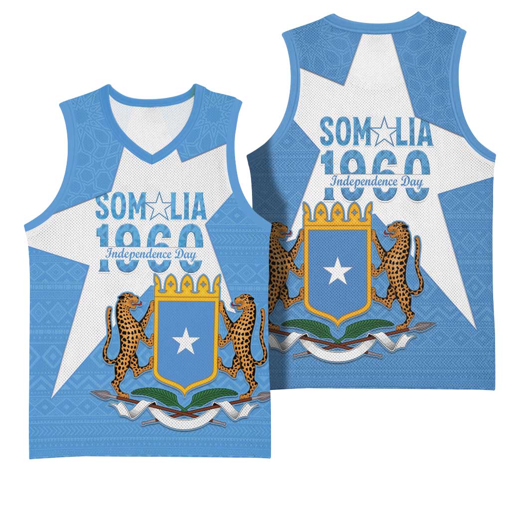 Personalized Somalis Independence Day Basketball Jersey Soomaaliya Arise Somalis! LT15