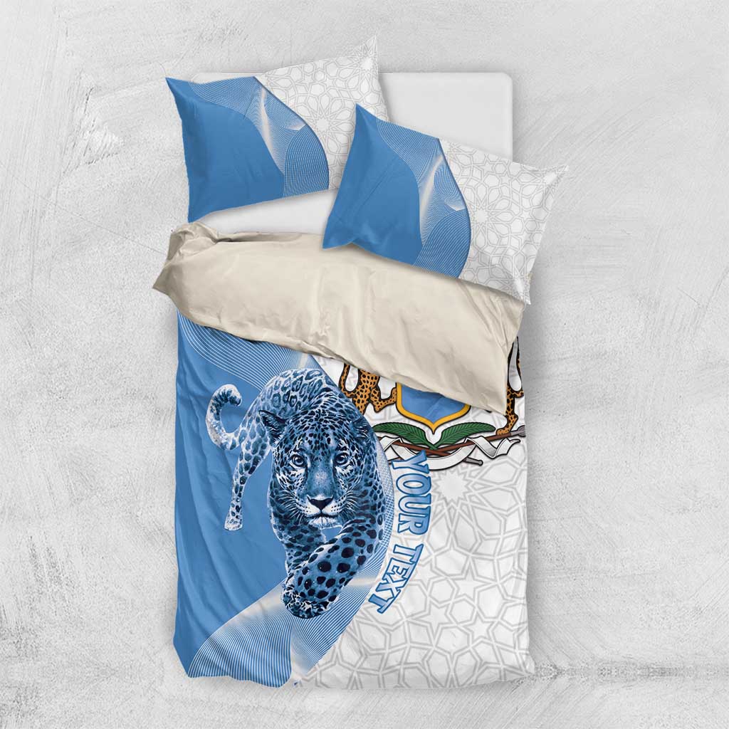 Coat of arms of Soomaaliya Bedding Set Leopard Skin mix Islamic Pattern