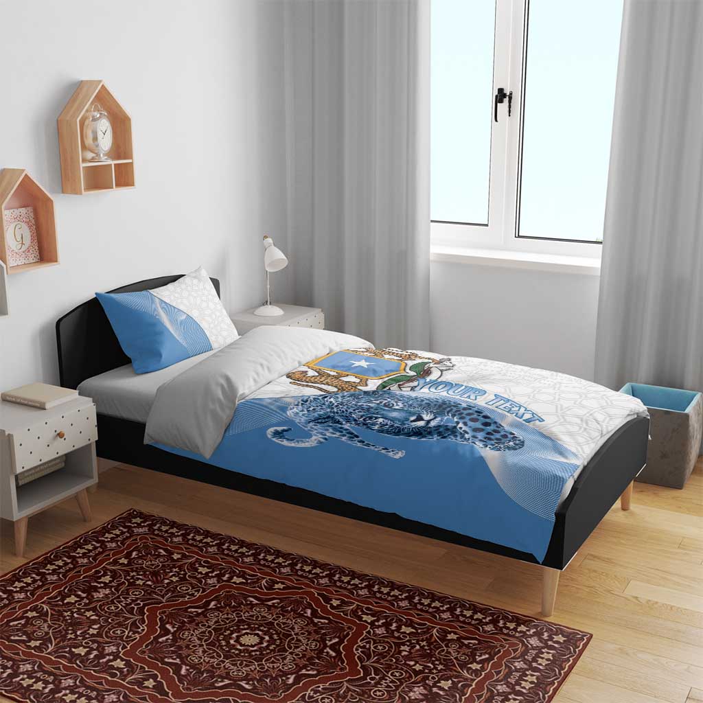 Coat of arms of Soomaaliya Bedding Set Leopard Skin mix Islamic Pattern