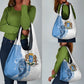 Coat of arms of Soomaaliya Grocery Bag Leopard Skin mix Islamic Pattern