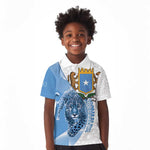 Coat of arms of Soomaaliya Kid Polo Shirt Leopard Skin mix Islamic Pattern