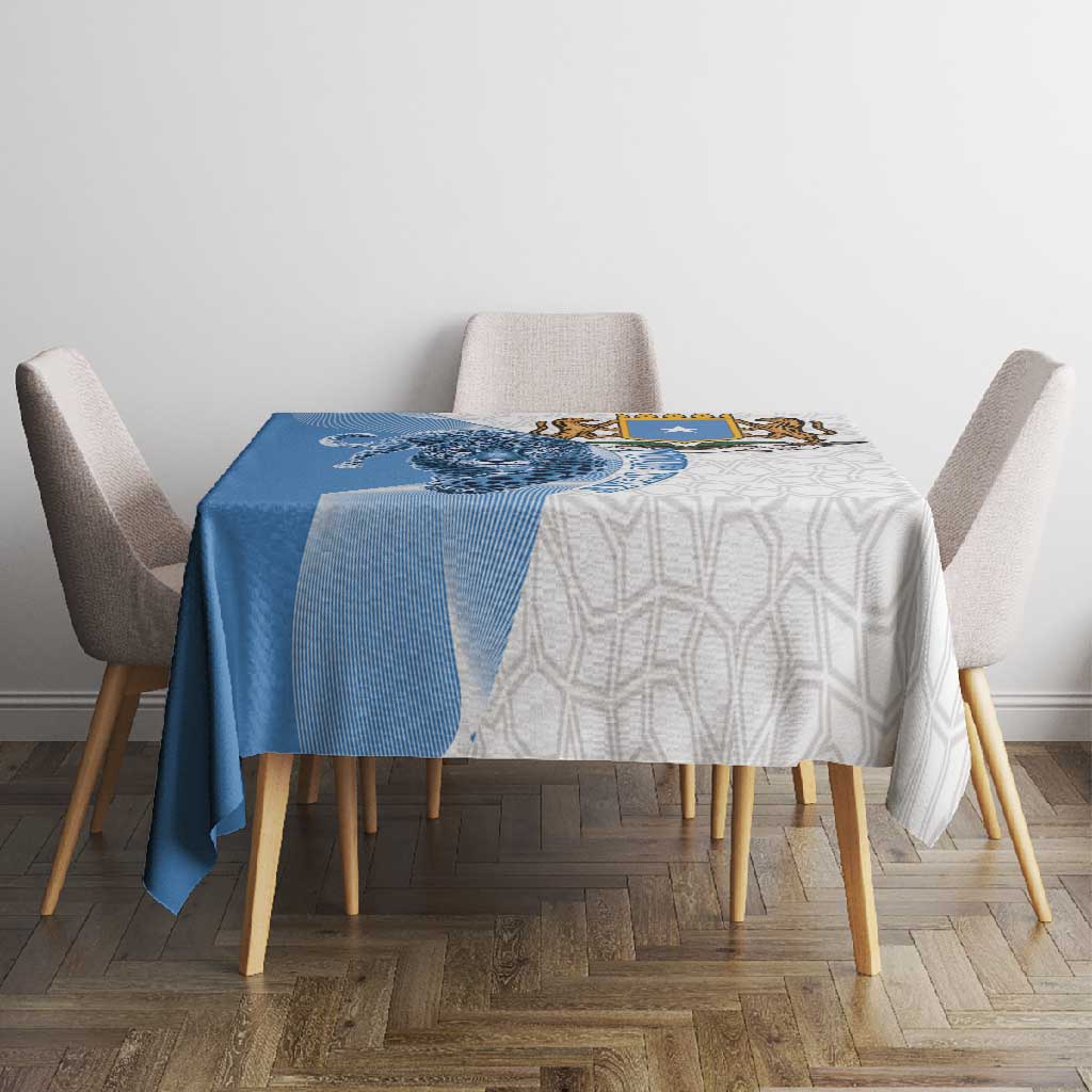 Coat of arms of Soomaaliya Tablecloth Leopard Skin mix Islamic Pattern