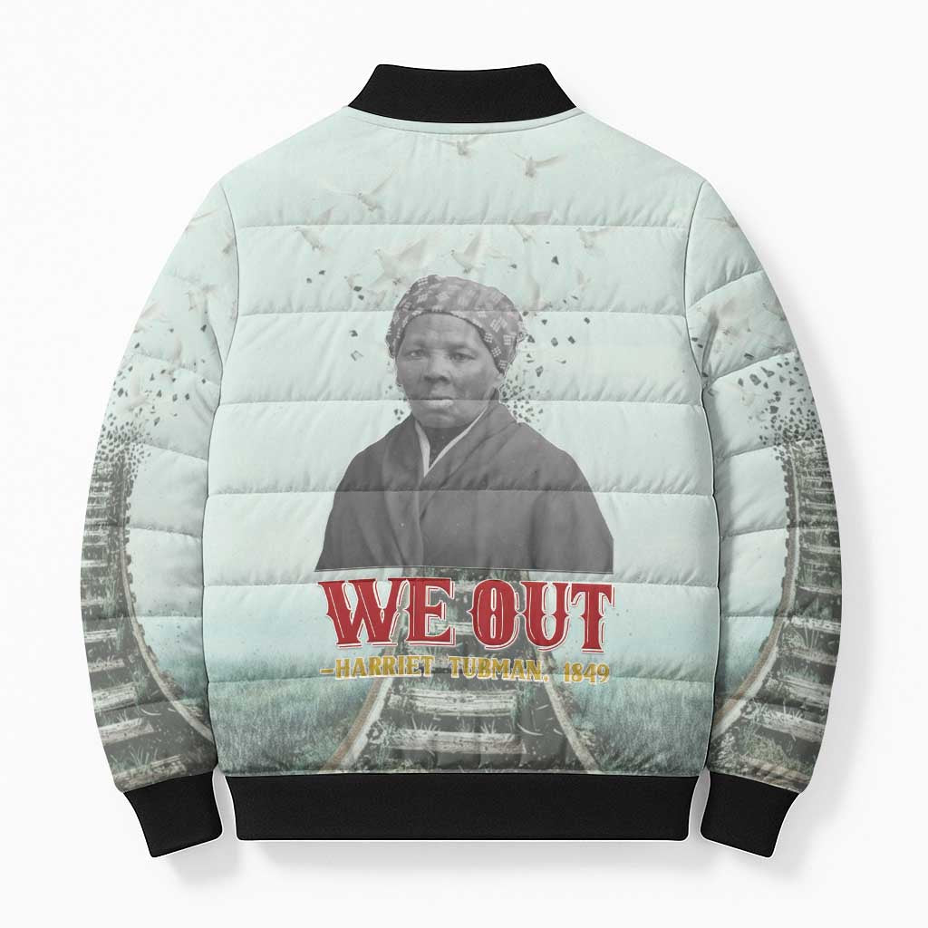 Harriet Tubman 1849 Bomber Puffer Jacket Freedom Fighter Legacy