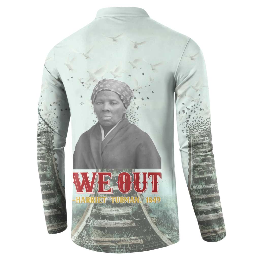 Harriet Tubman 1849 Button Sweatshirt Freedom Fighter Legacy