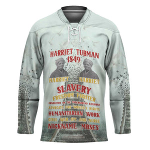 Harriet Tubman 1849 Hockey Jersey Freedom Fighter Legacy