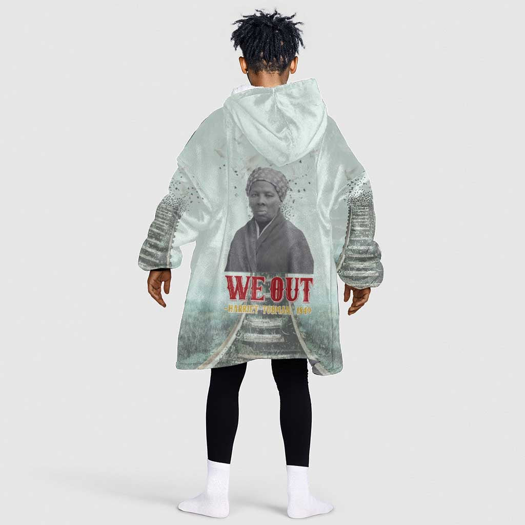 Moses of Freedom Kid Wearable Blanket Hoodie Harriet Tubman Tribute - African Pride