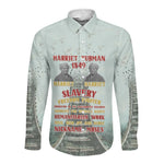 Moses of Freedom Long Sleeve Button Shirt Harriet Tubman Tribute - African Pride