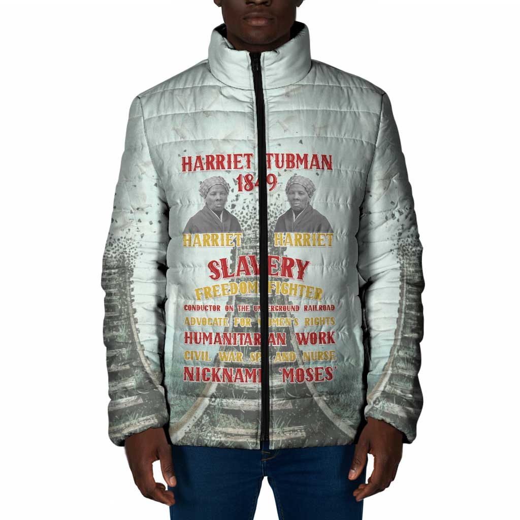 Harriet Tubman 1849 Padded Jacket Freedom Fighter Legacy