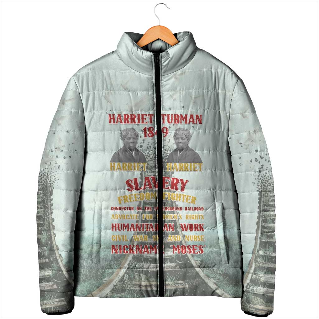 Harriet Tubman 1849 Padded Jacket Freedom Fighter Legacy