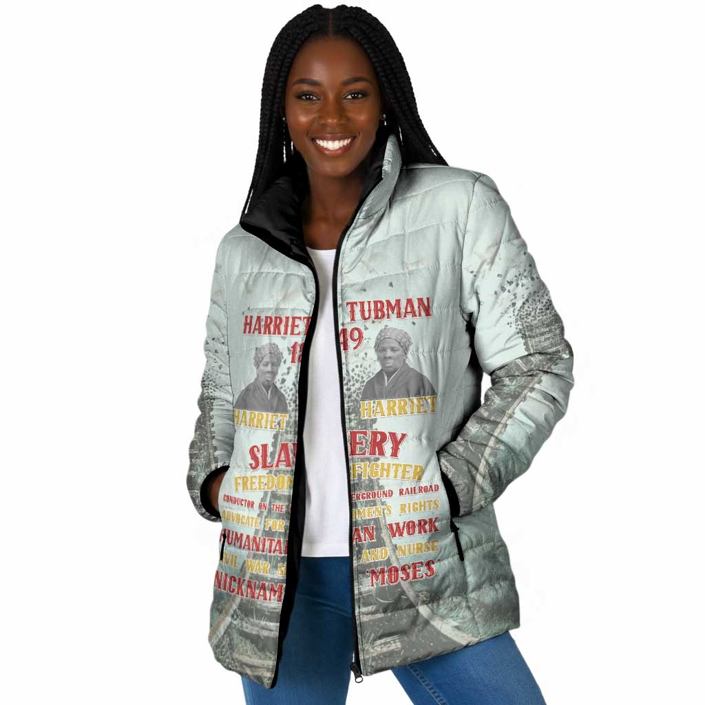 Harriet Tubman 1849 Padded Jacket Freedom Fighter Legacy