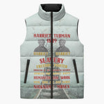 Harriet Tubman 1849 Sleeveless Puffer Jacket Freedom Fighter Legacy