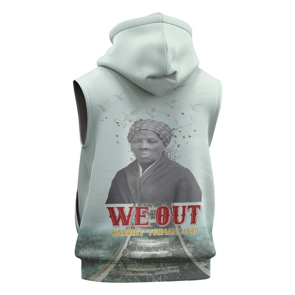 Moses of Freedom Sleeveless Zip Hoodie Harriet Tubman Tribute - African Pride