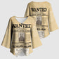 WANTED for Freedom Kimono Sleeve Blouse Harriet Moses Tubman