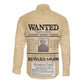 Harriet Tubman Freedom Long Sleeve Button Shirt Vintage Wanted Poster Style - African Pride