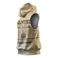 Harriet Tubman Freedom Sleeveless Hoodie Vintage Wanted Poster Style - African Pride
