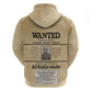 Harriet Tubman Freedom Zip Hoodie Vintage Wanted Poster Style - African Pride