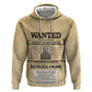 Harriet Tubman Freedom Zip Hoodie Vintage Wanted Poster Style - African Pride