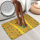 Custom Ghana Football Bathroom Set Yellow Adinkra Pattern - African Pride