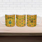 Custom Ghana Football Ceramic Mug Yellow Adinkra Pattern - African Pride