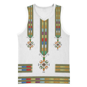 Ethiopia Basketball Jersey Ethiopian Traditional Habesha Style LT15