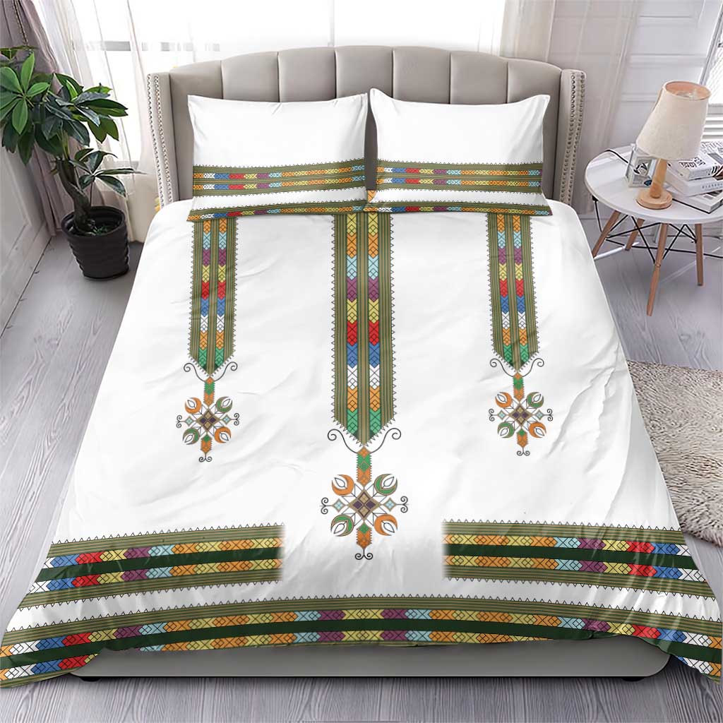Ethiopia Bedding Set Ethiopian Traditional Habesha Style