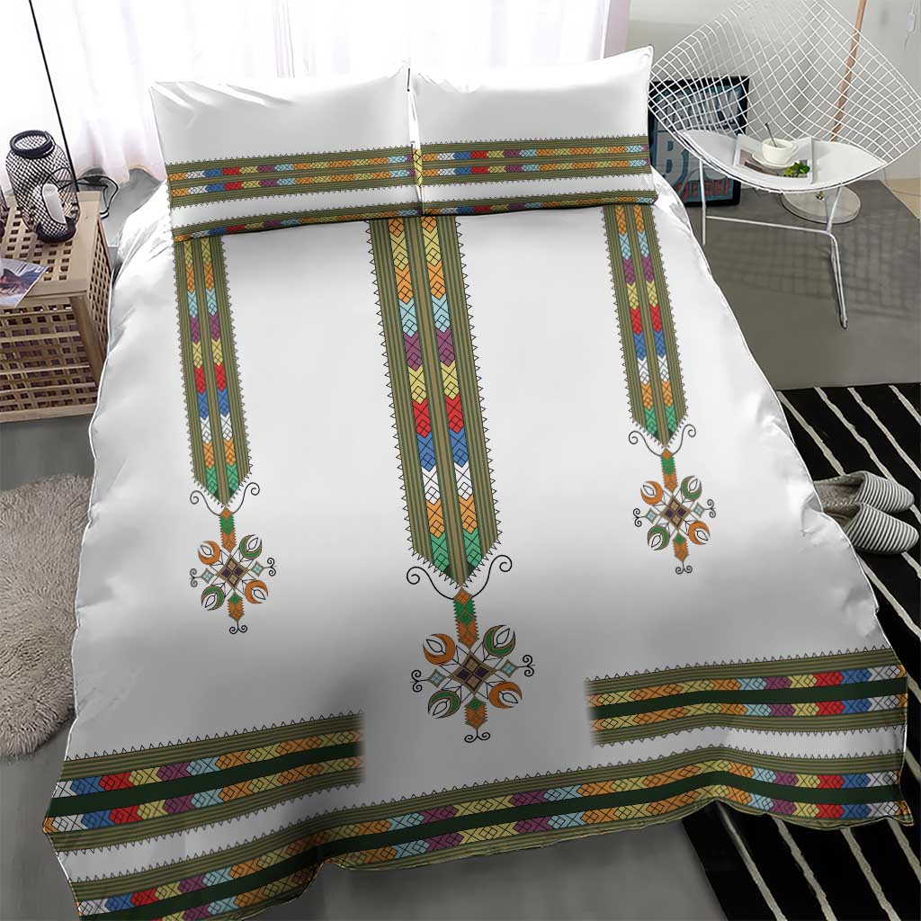 Ethiopia Bedding Set Ethiopian Traditional Habesha Style