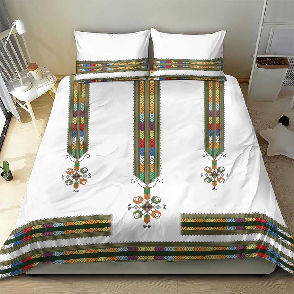 Ethiopia Bedding Set Ethiopian Traditional Habesha Style